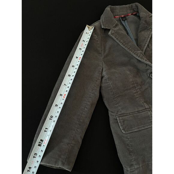 ~ Crewcuts Boys' 3 yrs Corduroy Ludlow Blazer Gray Grey Soft Pockets Warm Boy's - Picture 8 of 16